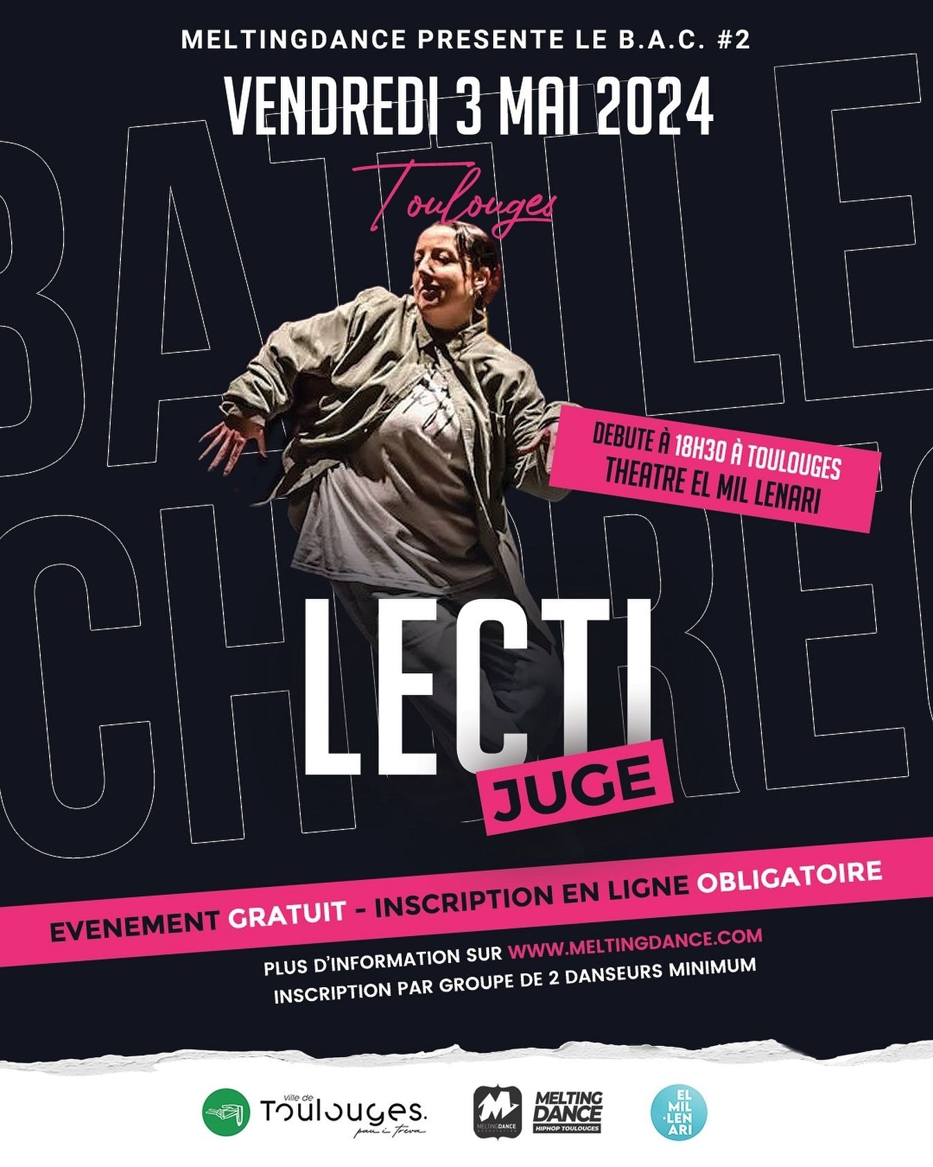 Rendez-vous avec @lectib_speedy ce vendredi pour la 2eme édition du B.A.C. au @theatre_el_mil.lenar...