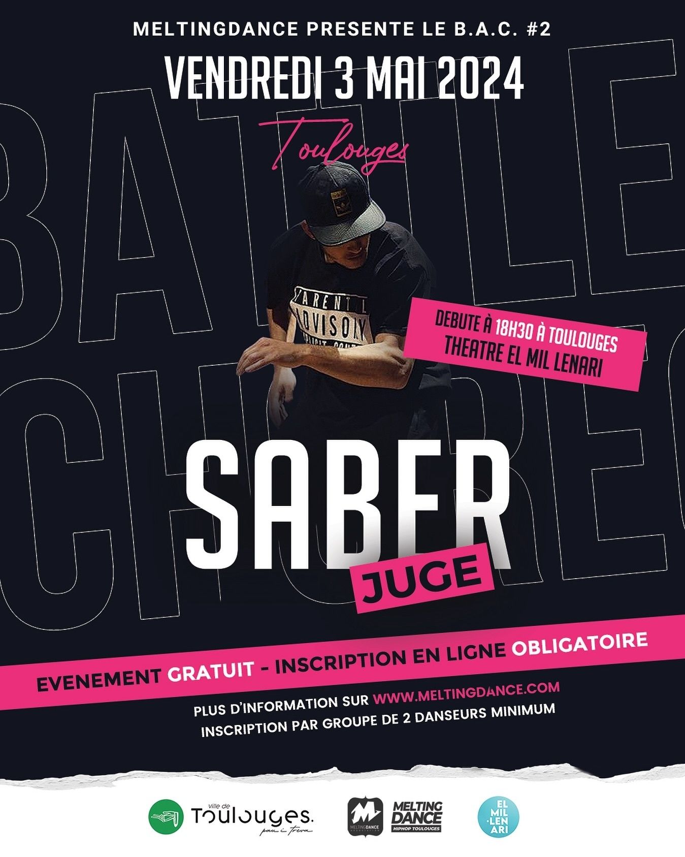 Rendez-vous avec @sabmoviemaker ce vendredi pour la 2eme édition du B.A.C. au @theatre_el_mil.lenar...